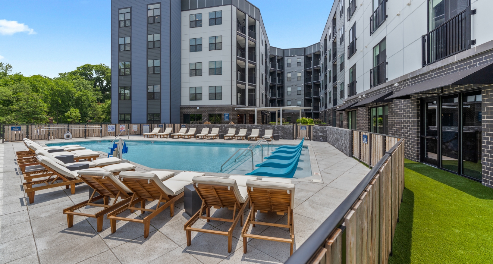 Pool and lounge chairs
