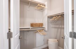 empty walk in closet