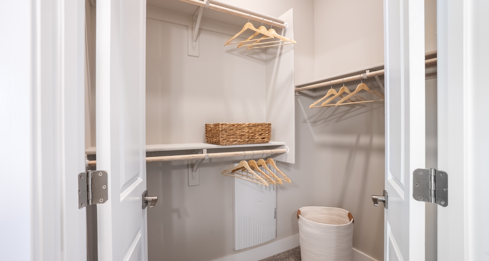 empty walk in closet