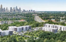 Ariel View of renza luxury apartments