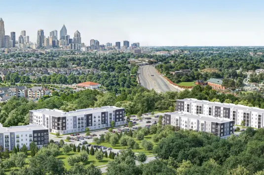 Ariel View of renza luxury apartments