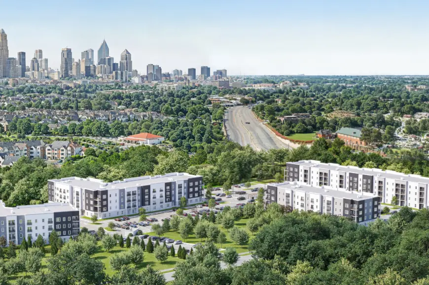 Ariel View of renza luxury apartments